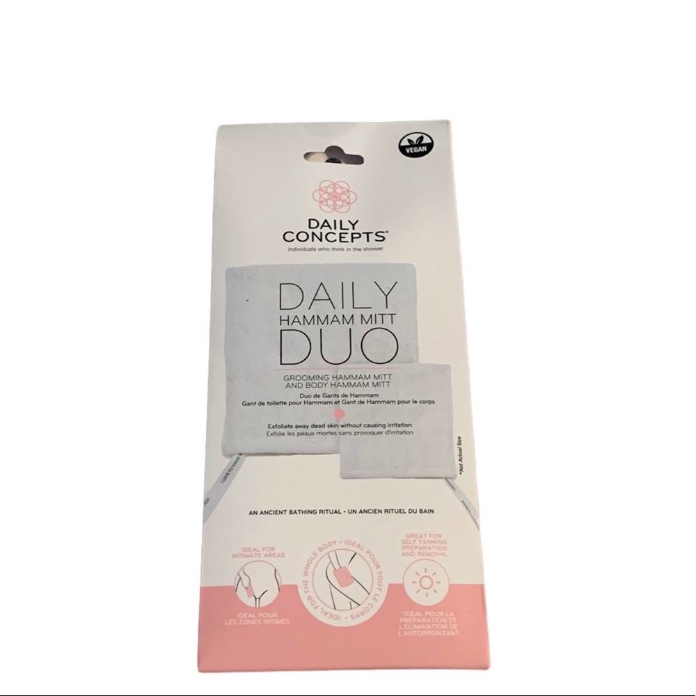 NWT Daily Concepts DAILY HAMMAM MITT DUO